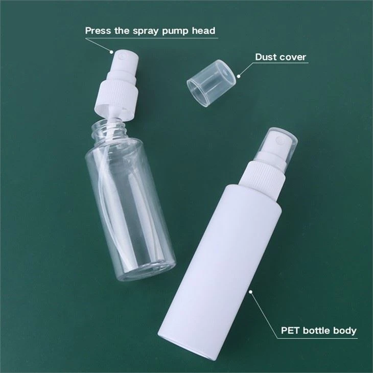 10ml 50ml 100ml Cosmetic Plastic Pet Spray Bottle