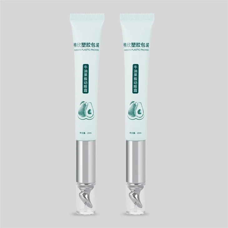 20ml Green Customized Vibrating Massage Head Eye Cream Tube