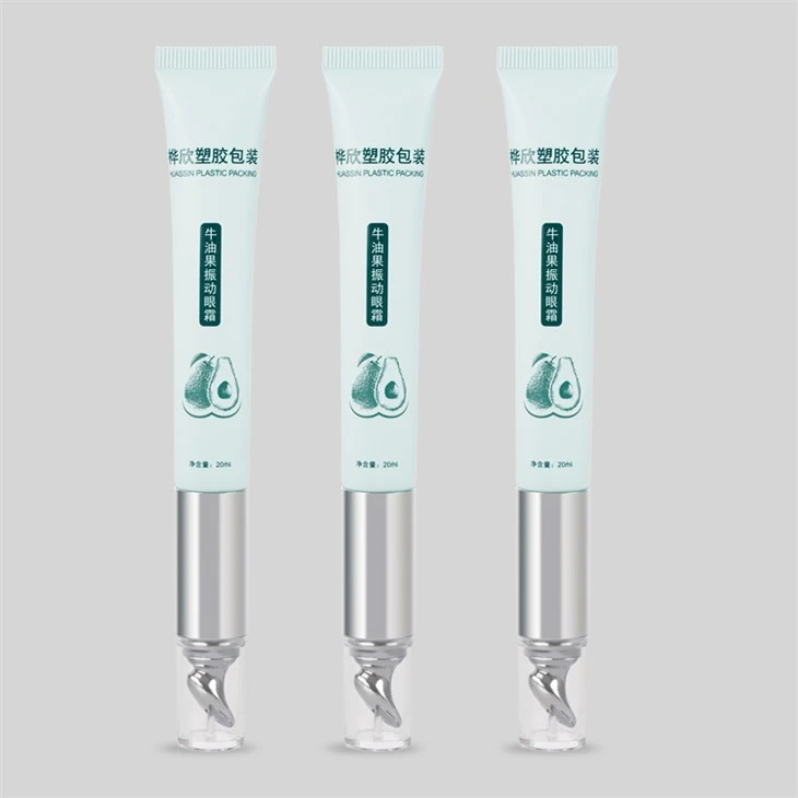20ml Green Customized Vibrating Massage Head Eye Cream Tube